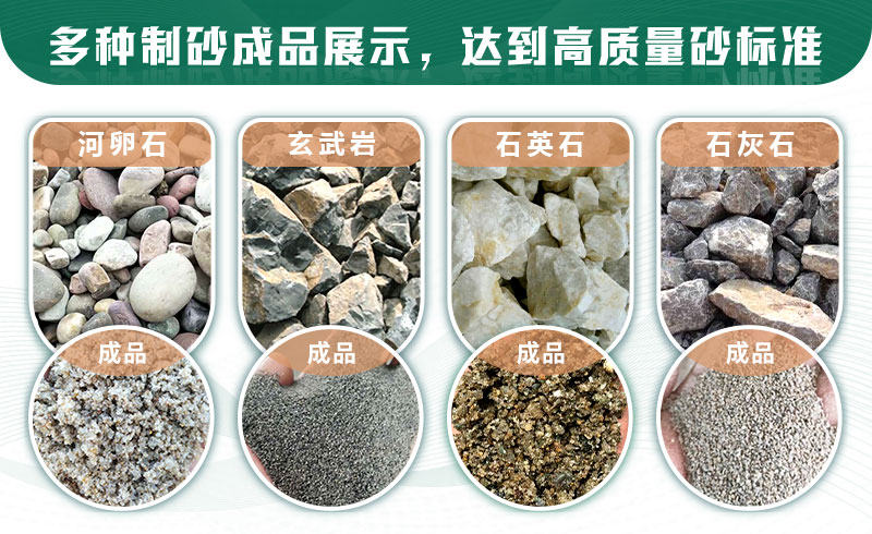 什么樣的石頭適合制砂？制沙生產(chǎn)線如何配置？
